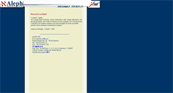 Desktop Screenshot of aleph.it