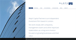 Desktop Screenshot of aleph.com