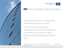 Tablet Screenshot of aleph.com